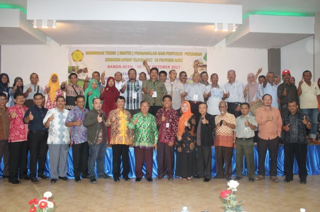 BPP Wilayah Kerja Provinsi Aceh, Pekan Baru dan Jambi mengadakan pelatihan bagi penyuluh pertanian di wilayah kerja Jambi. 